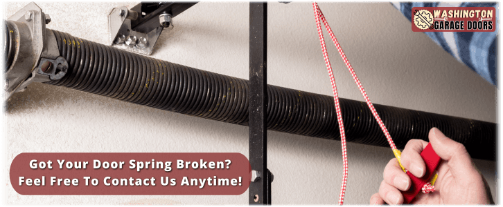 Broken Garage Door Spring Washington PA